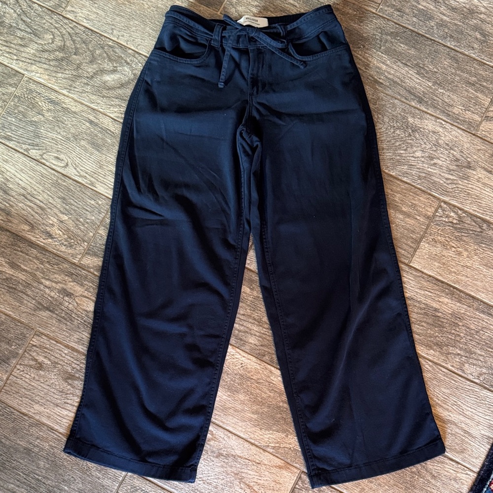 Hollister Dark Blue Baggy Pants